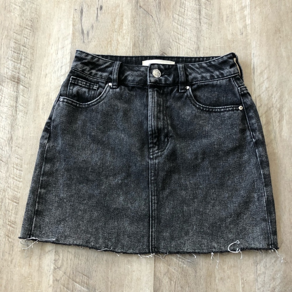 PacSun Black Denim Skirt